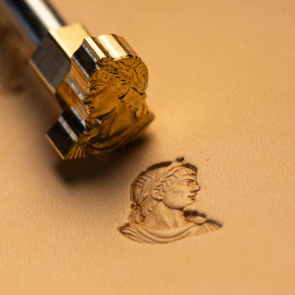 Pattern Leather Stamp – Roman Bust