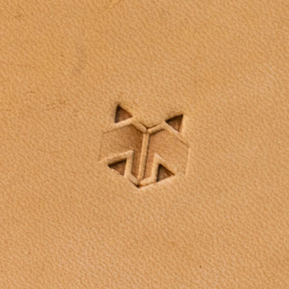 LT827 Geometric Leather Stamping Tool for Professional Crafters – Hex Tile Geometric 15x12mm (7/12" x 7/15") (Copy)