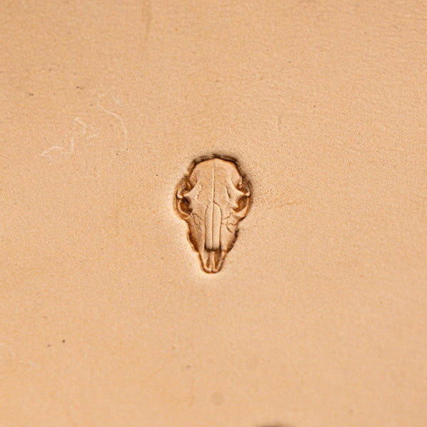 Skull Leather Stamp – Longhorn
