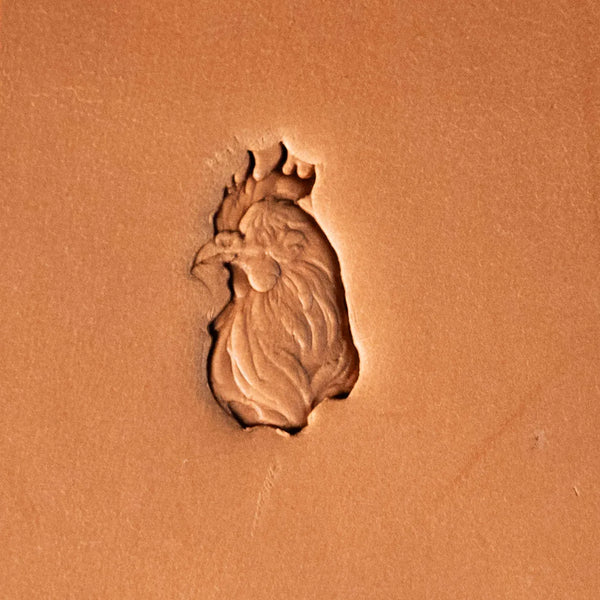 Animal Leather Stamp – Rooster Head