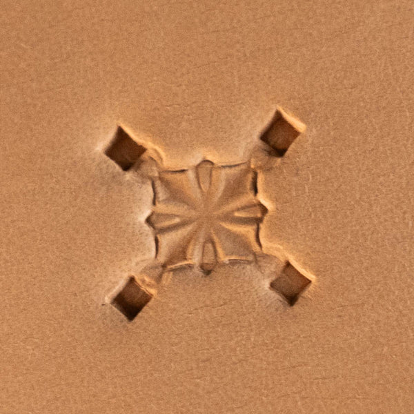 Geometric Leather Stamp – Star Center