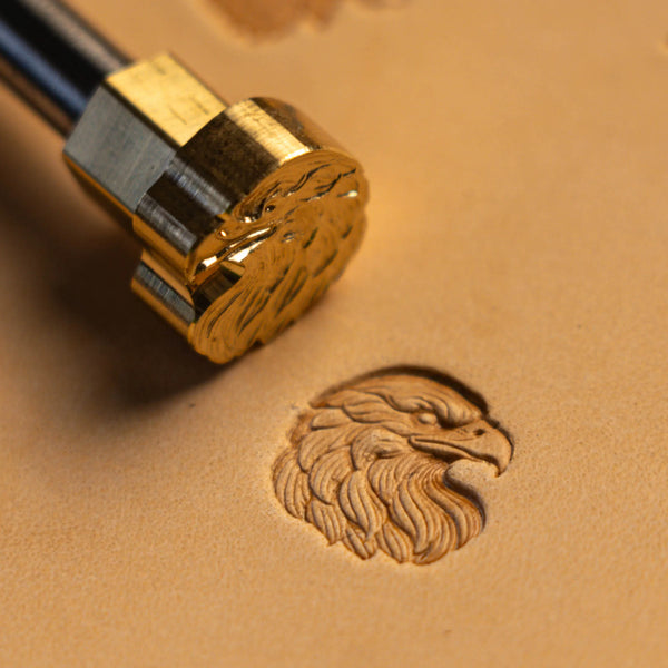 Eagle Leather Stamp – Fierce Head