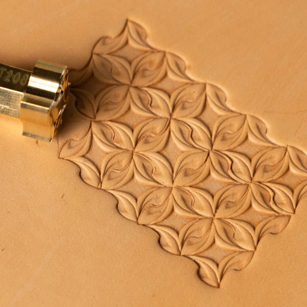 Pattern Leather Stamp – Petal Geometry