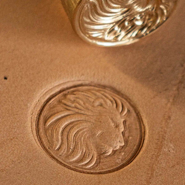 Lion Leather Stamp – Regal Mane