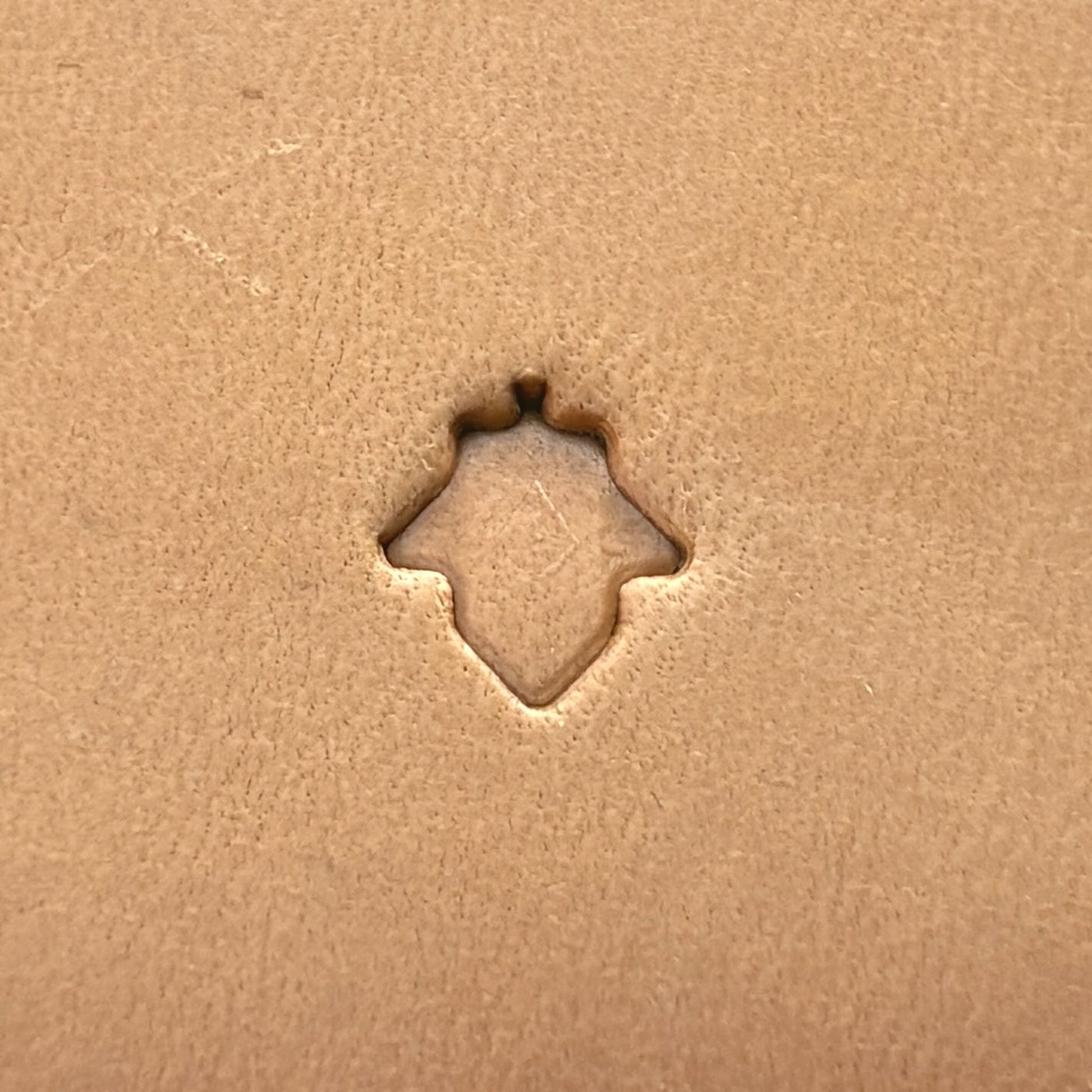 Moroccan Tiles leather stamp LT403 — pattern imprint on veg-tan leather