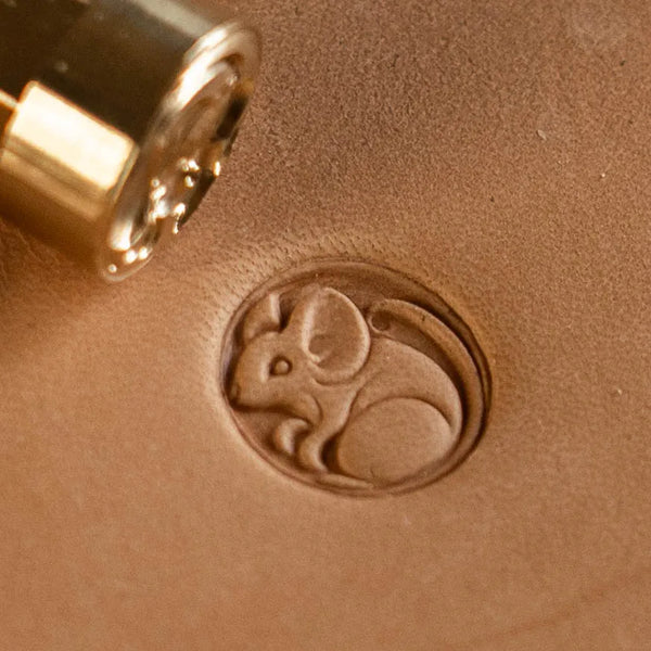 Mouse Leather Stamp – Minimalist Style
