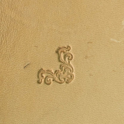 LT716 Ornate Flourish Leather Stamping Tool– Ornate Flourish 17x17mm (2/3" x 2/3")
