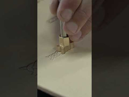 LT046 leather stamp — video demonstration