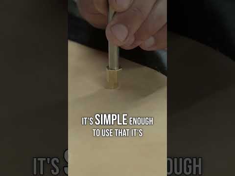 LT197 leather stamp — video demonstration