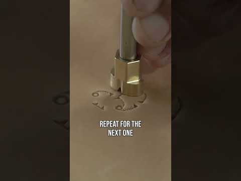LT234 leather stamp — video demonstration