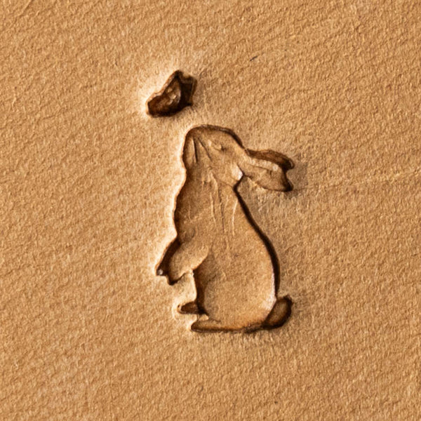 Rabbit Leather Stamp – Sitting