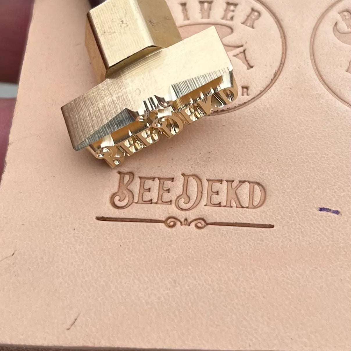Custom Leather Stamp - Personalized Designs for Crafters & Workers ...