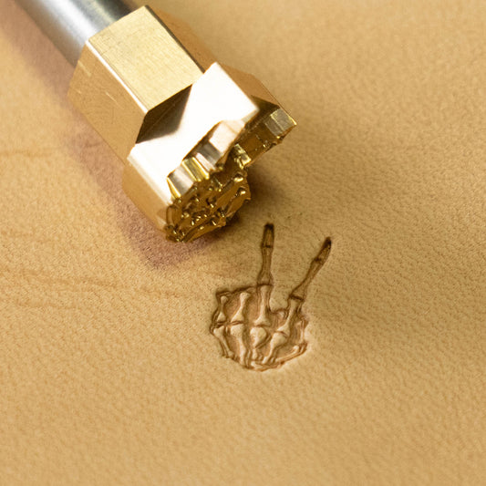 LT725 Skull Leather Stamping Tool for Professional Crafters – Skeleton Hand Skull 9x15mm (5/14" x 7/12")