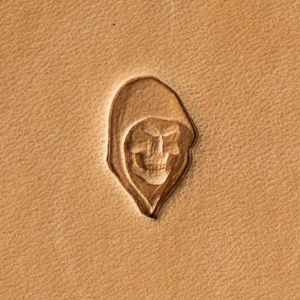 Skull Leather Stamp – Grim Reaper