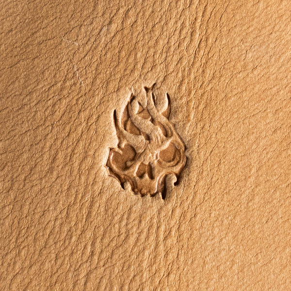 Skull Leather Stamp – Flaming