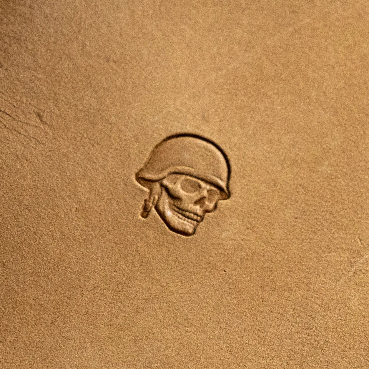 LT804 Skull Leather Stamping Tool for Professional Crafters – Soldier Helmet Skull 13x15mm (1/2" x 7/12")