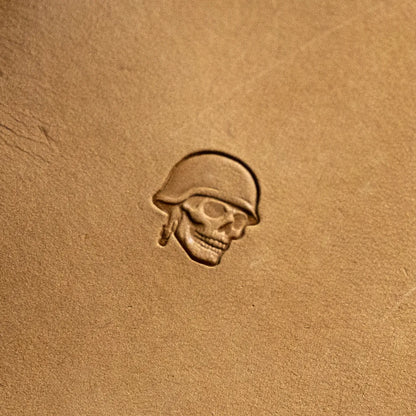 LT804 Skull Leather Stamping Tool for Professional Crafters – Soldier Helmet Skull 13x15mm (1/2" x 7/12")