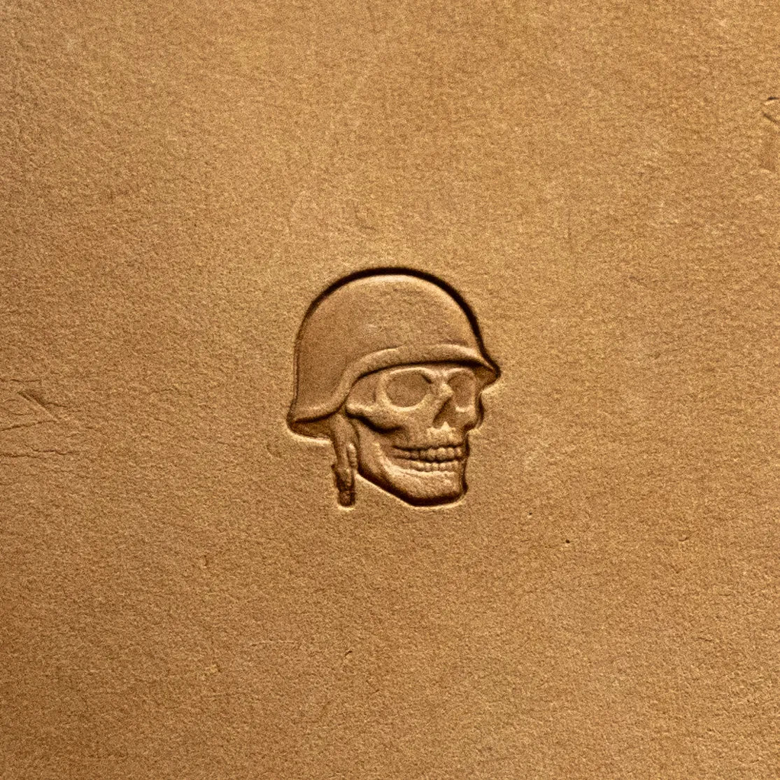 LT804 Skull Leather Stamping Tool for Professional Crafters – Soldier Helmet Skull 13x15mm (1/2" x 7/12")