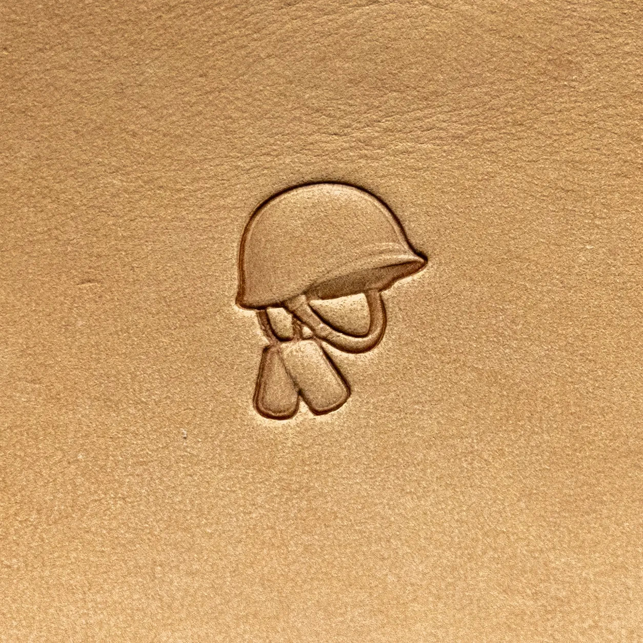 LT814 Pattern Leather Stamping Tool for Professional Crafters – Military Helmet Pattern 16x20mm (5/8" x 11/14")