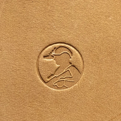 LT805 Deer Leather Stamping Tool for Professional Crafters – Antler Silhouette Deer 15x15mm (7/12" x 7/12")