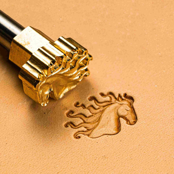 Horse Leather Stamp – Flowing Mane