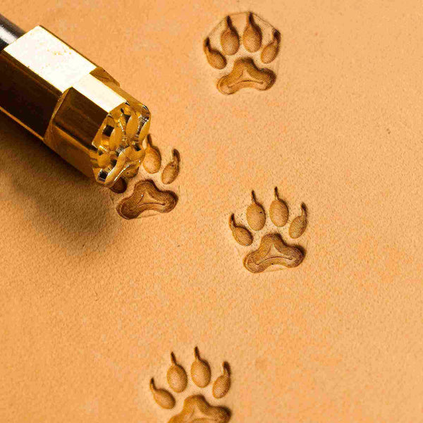 Paw Leather Stamp – Wild Track