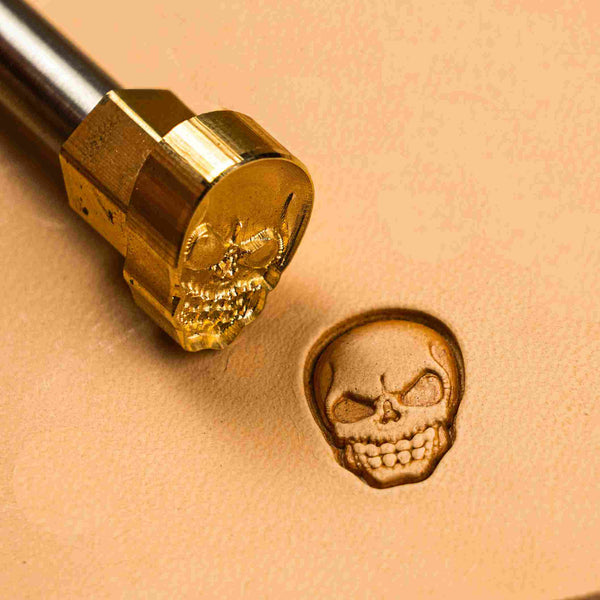 Skull Leather Stamp – Evil Grin