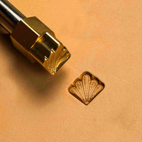 Pattern Leather Stamp – Fan Shape