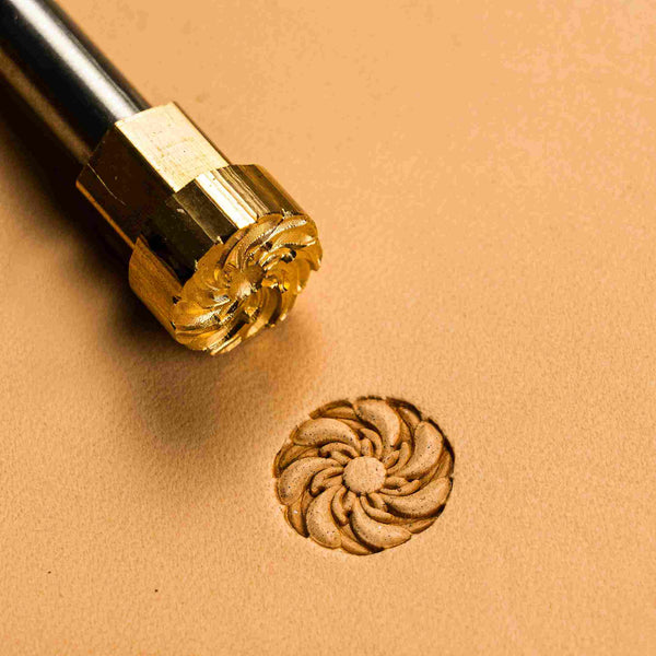 Pattern Leather Stamp – Swirl Mandala