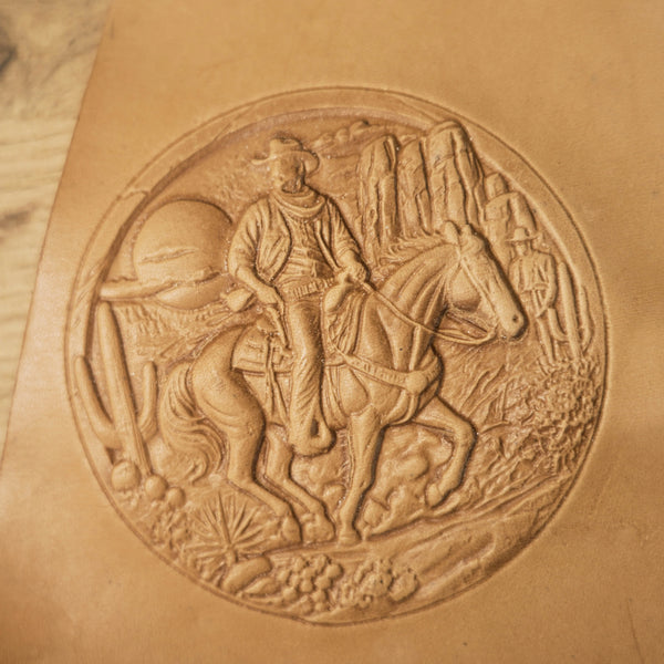 BP007 Cowboy Western 3D Leather Molds 90mm(3 9/16")