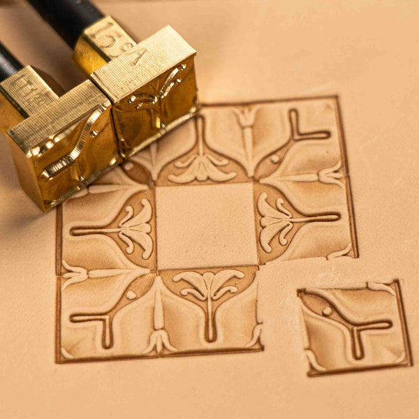 Pattern Leather Stamp – Ornate Tile