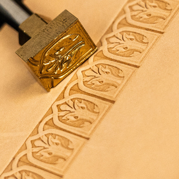 Oak Leaf Leather Stamp – Gothic Arch