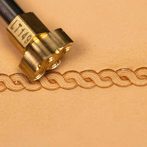 Pattern Leather Stamp – Rope Border