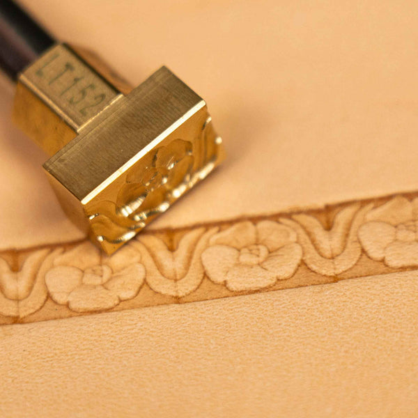 Flower Leather Stamp – Border Strip