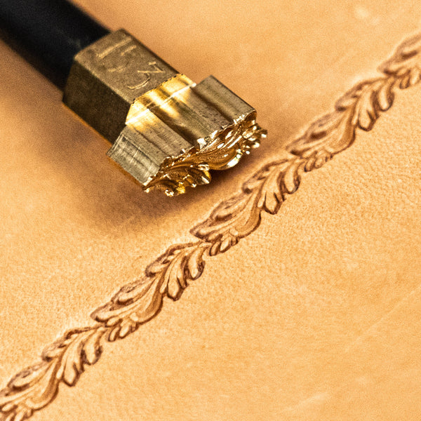 Leaf Leather Stamp – Border Trim