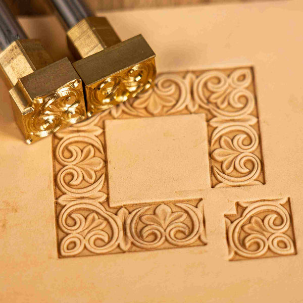 Pattern Leather Stamp – Ornamental Scroll