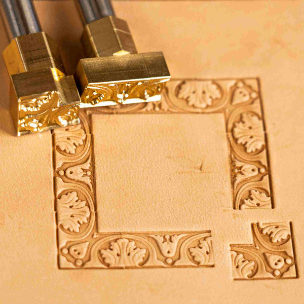 Oak Leaf Leather Stamp – Ornate Border