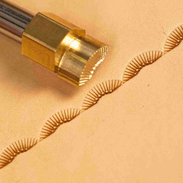 Stitches Leather Stamp – Radiant Curve