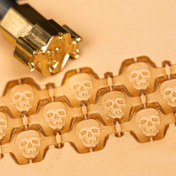 Skull Leather Stamp – Pattern