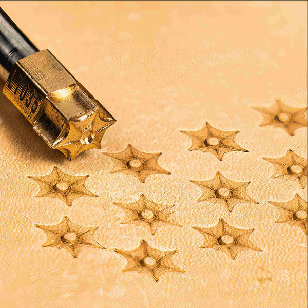 Pattern Leather Stamp – Starburst