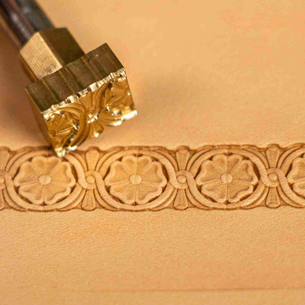 Pattern Leather Stamp – Floral Border