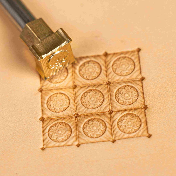 Pattern Leather Stamp – Floral Motif