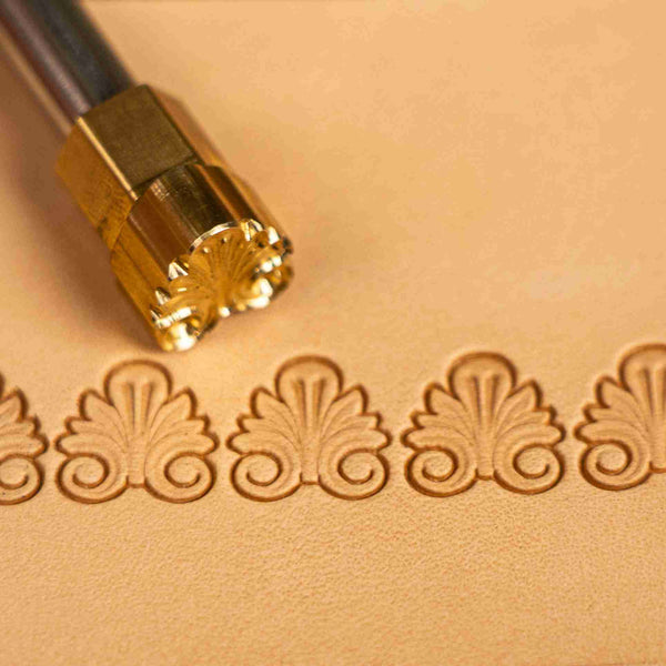 Pattern Leather Stamp – Flourish Motif