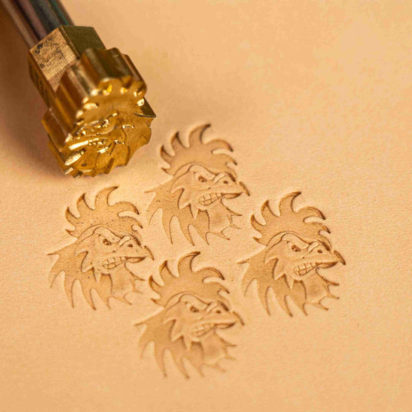 Eagle Leather Stamp – Fierce Head