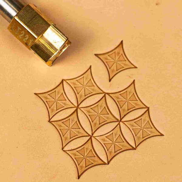 Geometric Leather Stamp – Star Tile