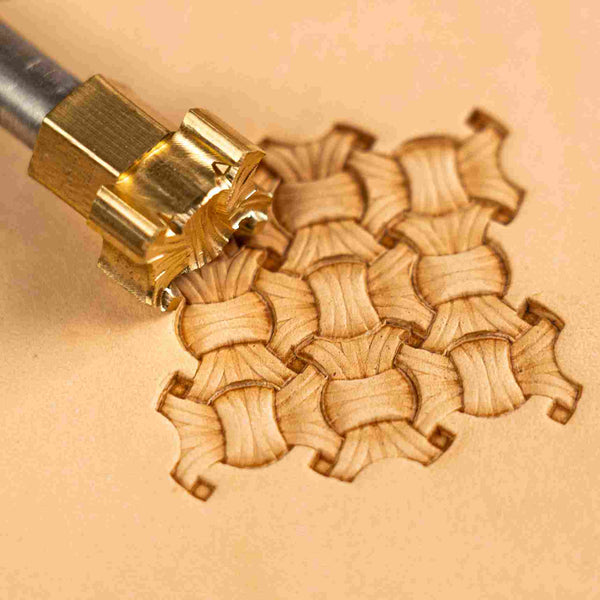 Pattern Leather Stamp – Interlocking Design