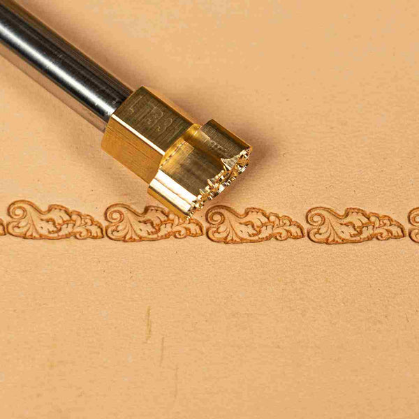 Pattern Leather Stamp – Scroll Border