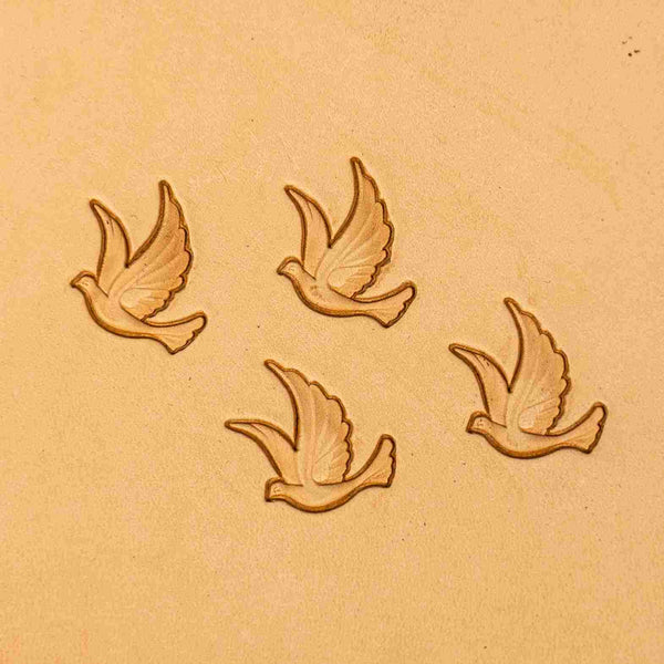 Swan Leather Stamp – Flying Quartet