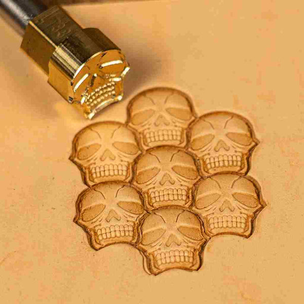 Skull Leather Stamp – Pattern