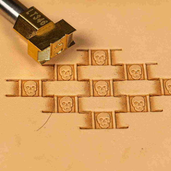 Skull Leather Stamp – Pattern